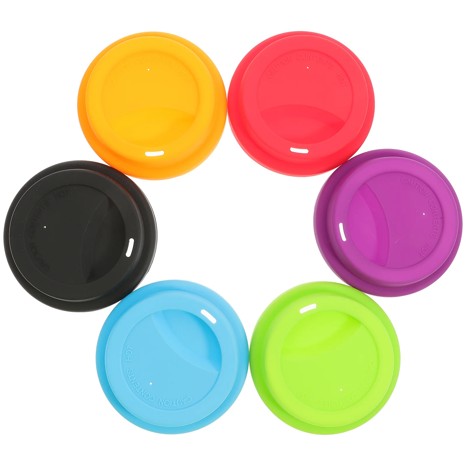 

6pcs Silicone Cups Covers Universal Cup Lids Silicone Cup Lids