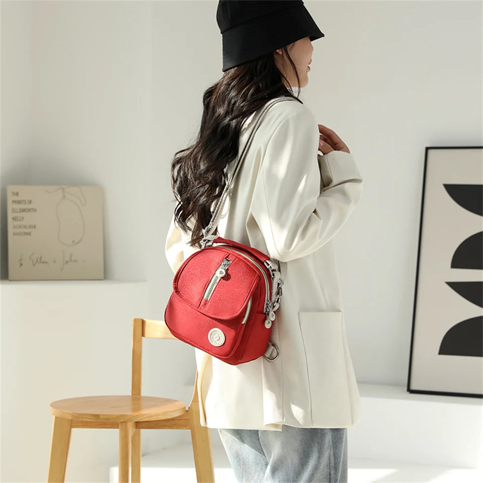 Women Casual Messenger Bags Waterproof Nylon Handbag Female Daily Shoulder Bag Ladies Crossbody Bags
