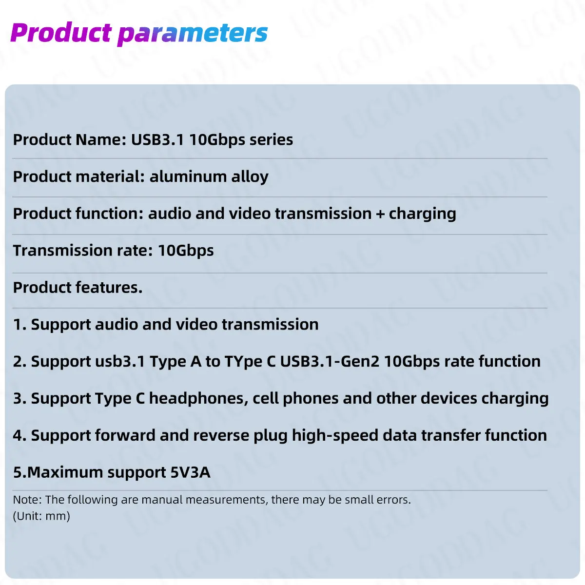 Metal Usb c 3.1 Adaptador Otg 10gbps Transferência Rápida de Dados Tipo-c 3a Conversor de Carregamento para Samsung Xiaomi para Macbook Pro Tablet - Imagem 4