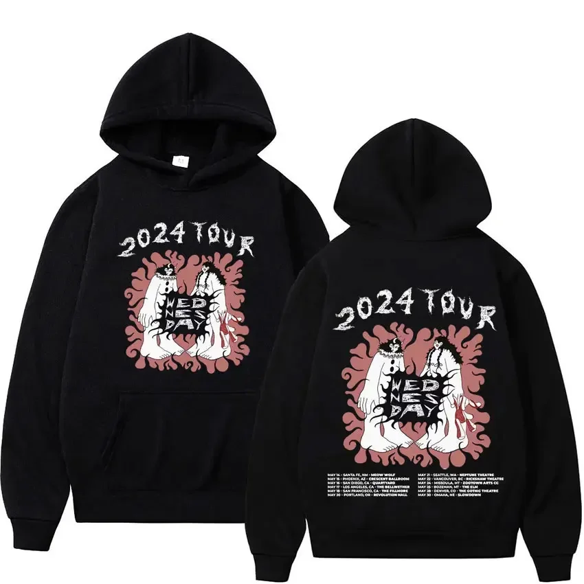 West Coast Iron Cross Choppers Logo Hooded Men women's Black Fashion Cool Sweatshirt fashion Fleece Oversized Hoodie Streetwear