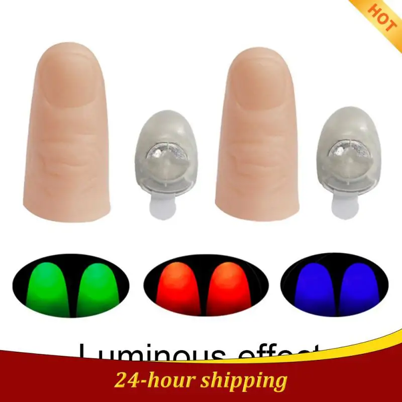 

1~20PCS Thumbs Led Light up Toys Kids Magical Trick Props Funny Flashing Fingers Fantastic Glowing Toys Children Luminous Gifts