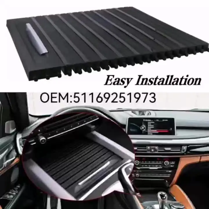 Accessoires De Voiture Pour Console Centrale, Porte-gobelet, Volet Roulant Coulissant Pour BMW X5 X6 F15 F16 51169251973, Noir