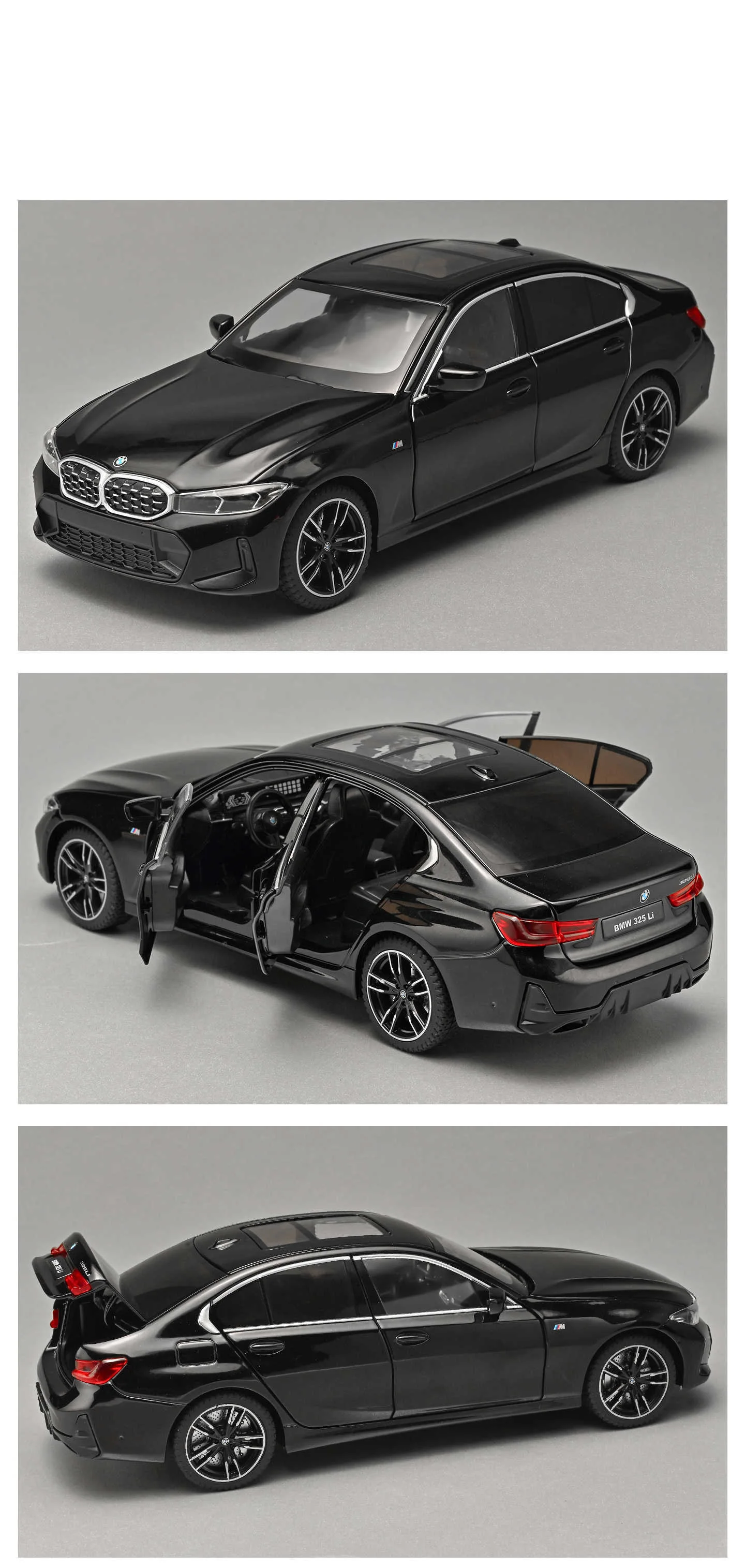 1:24 3 Series 325i 325LI M Coupe Diecast Model Car Toy Vehicle Kid
