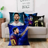 M-MessiS Pillow Covers Cartoon Sofa Decorative Home Double-sided Printing Short Plush Cute Cushion Cover 2