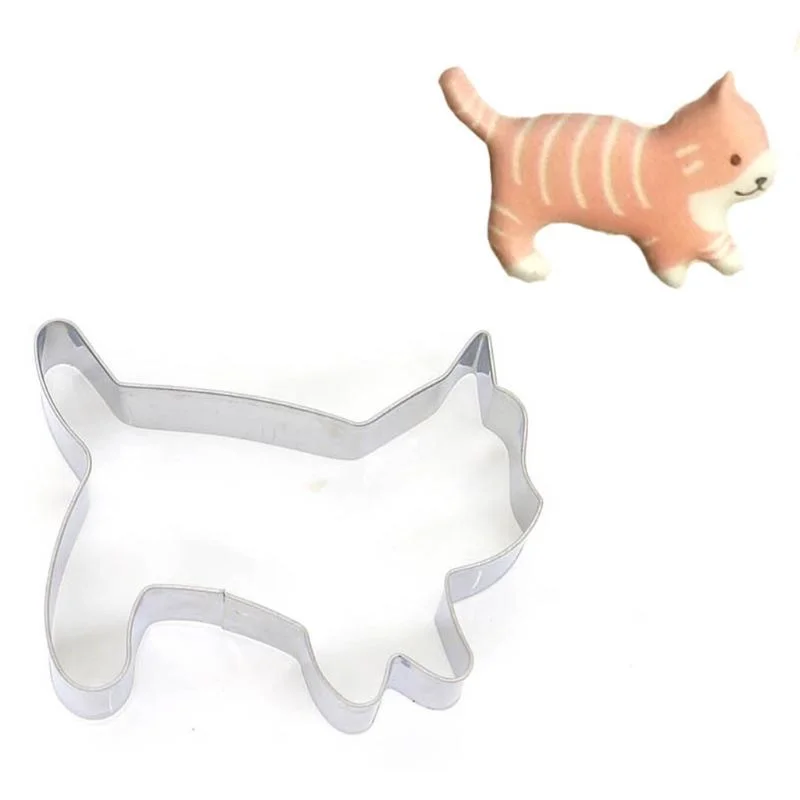 Animal Cat Cookie Cutter Mold 5Pcs/set cookie cutter cookie mould cookie printing mold
