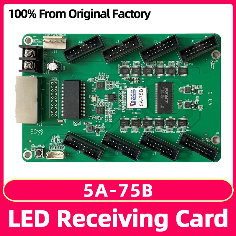 Colorlight 5A-75B LED Video Display Panel Receive Controller Card for P5 Outdoor Indoor RGB Matrix