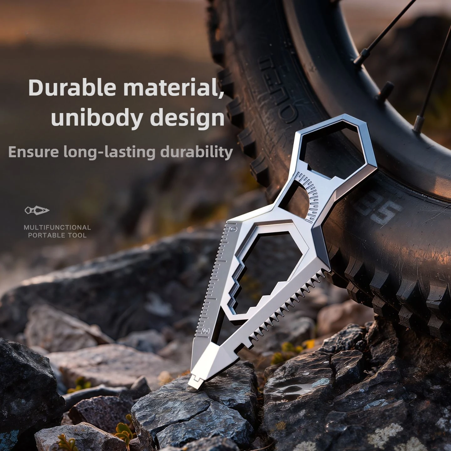 Compact 10-in-1 Keychain Multitool with Saw, Bottle, and Box Opener for Everyday Carry and Camping