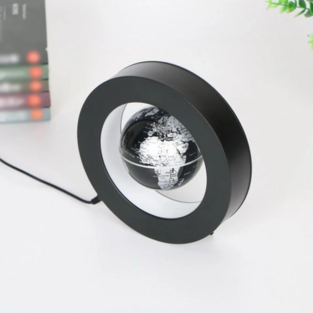 Levitating Lamp Magnetic Levitation Globe LED World Map Rotating Globe Lights Bedside Lights Home Novelty Floating Lamp Gifts_voghion.com
