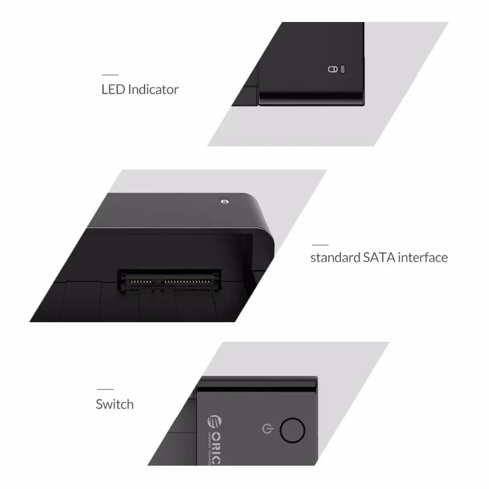 ESATA 3.5 Inch Hard Drive Docking Station USB3.0 Hard Drive Enclosure Tool-free SATA To USB Type B External SSD/HDD Case external hard drive case ssd enclosure hard drive enclosure hdd docking station