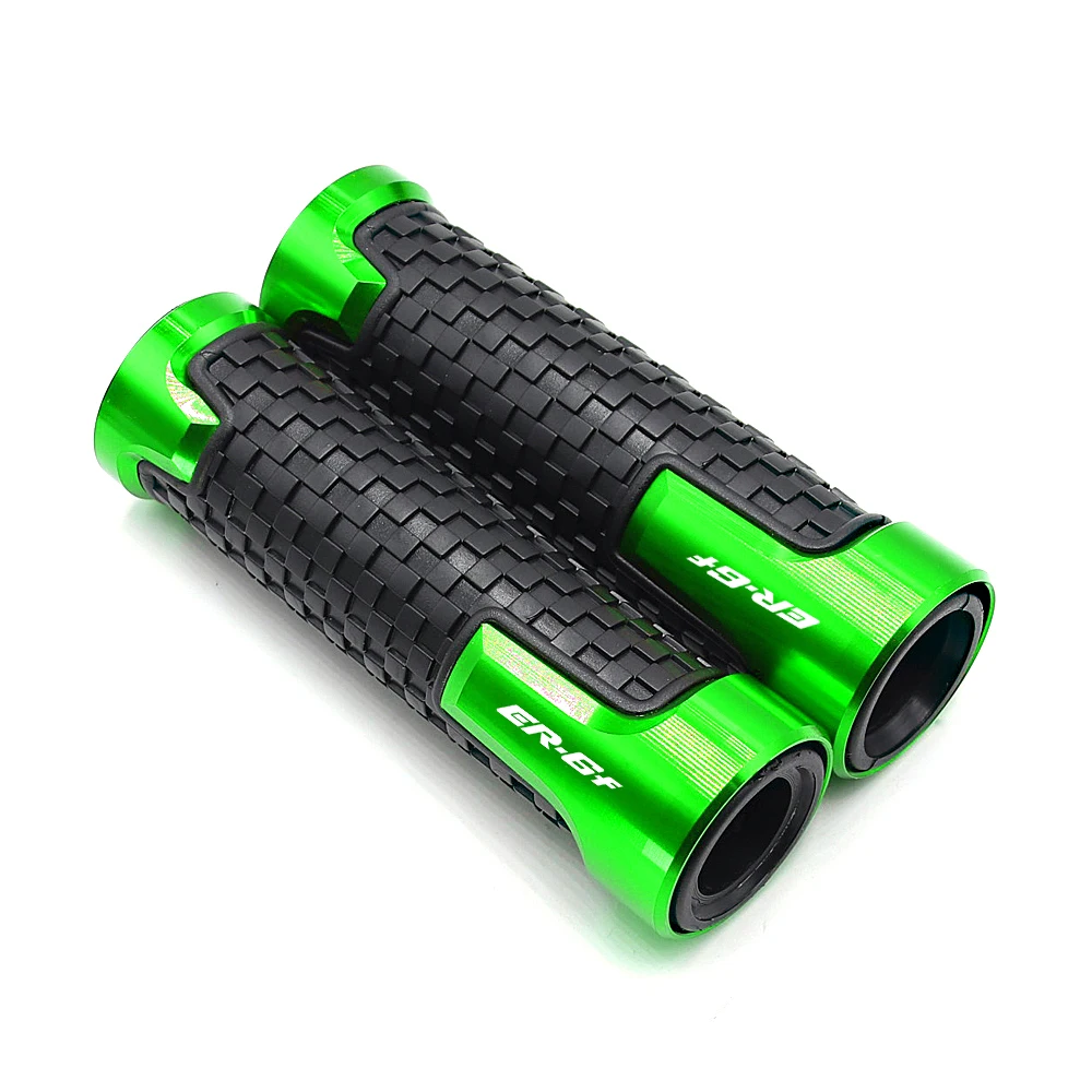 Universal Motorcycle Handlebar Grip For Kawasaki Er6n Er6f 7/8 Inch