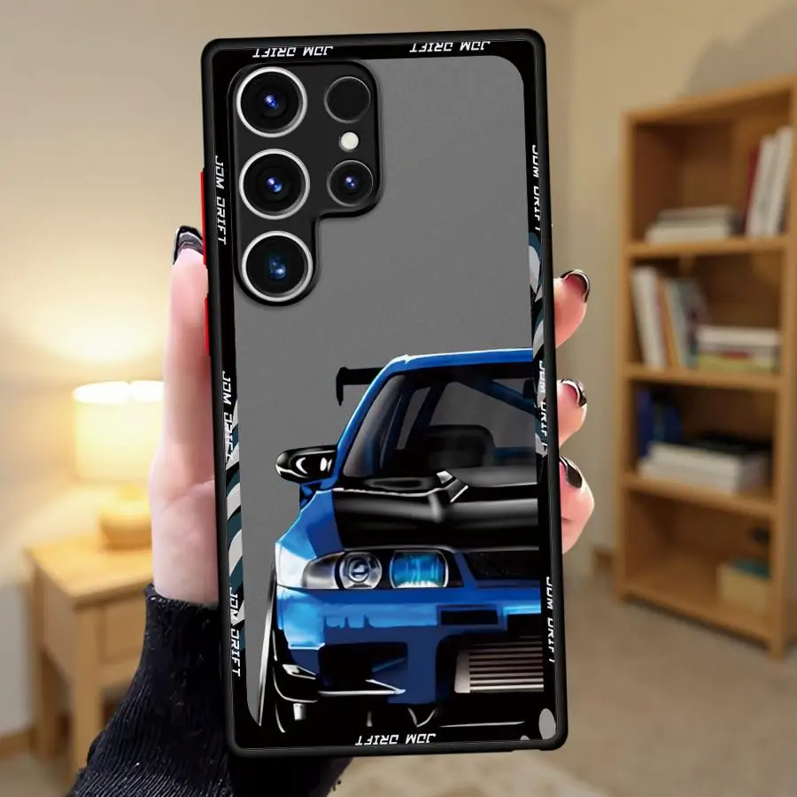 Japanese JDM Drift Design Back Phone Cover Case