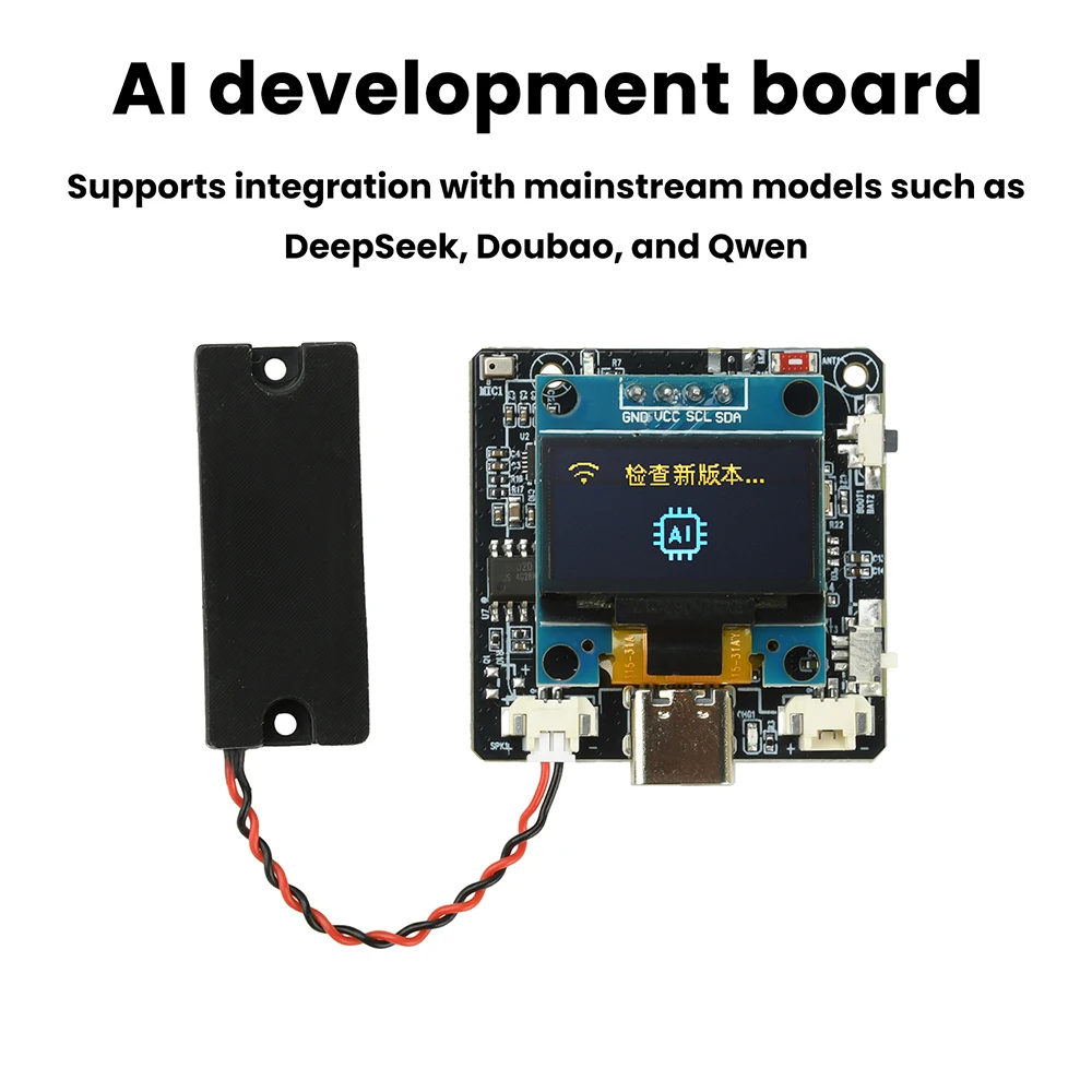 Modulo ESP32-C3 Con Schermo OLED 0.96'' – Supporta AI E Modelli Linguistici DeepSeek, Qwen, Doubao, Con Interfaccia Audio, Wi-Fi 2.4GHz, Multilingua
