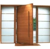 DS New Arrival US Villa Main Entry Door Modern Design Pivot Wood Doors 1
