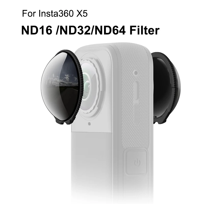 Filtre ND GoPro DJI Osmo Action - ND16 ND32 ND64 Lot 2 Verre Optique