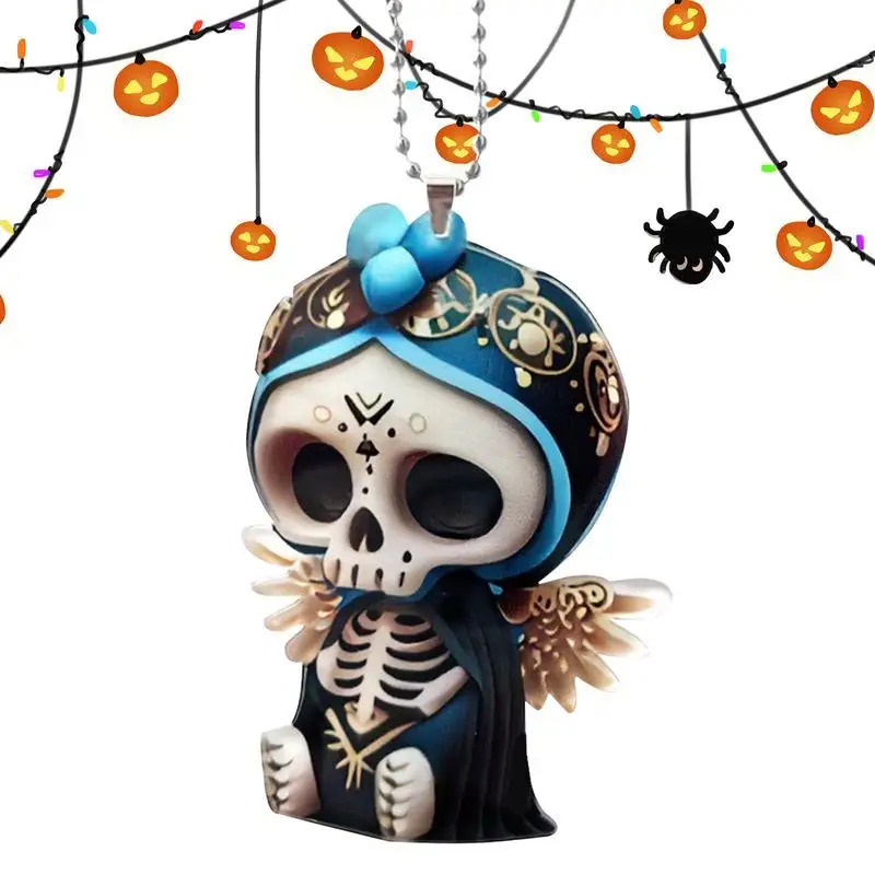 

Фигурки скелета, супер крутые ручные поделки, статуя, Череп, Хэллоуин, Череп, ужасные украшения для дома, декор для стола, демонстрация автомобиля