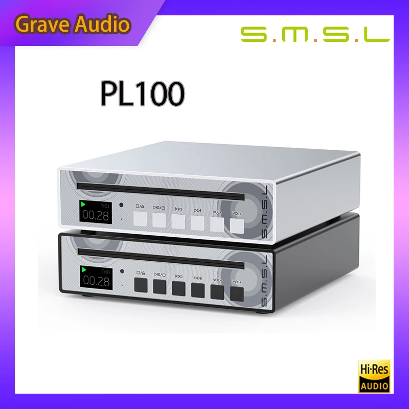 Portable CD Player SMSL PL100 with CS43131 Decoder Chip