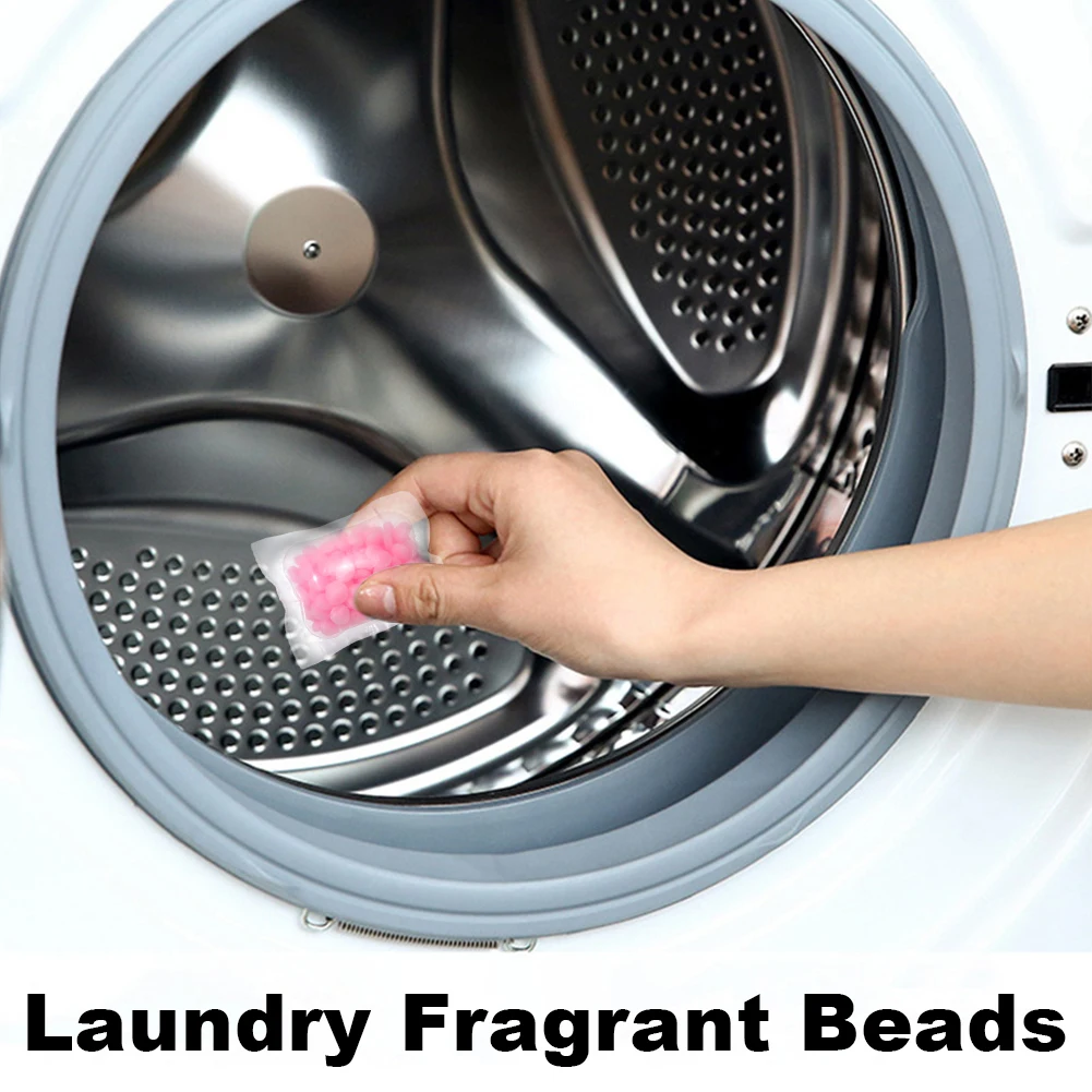 Laundry Scent Booster Beads 100Pcs Anti Static Washing Clothes Fragrance Beads Lasting for Washing Machine