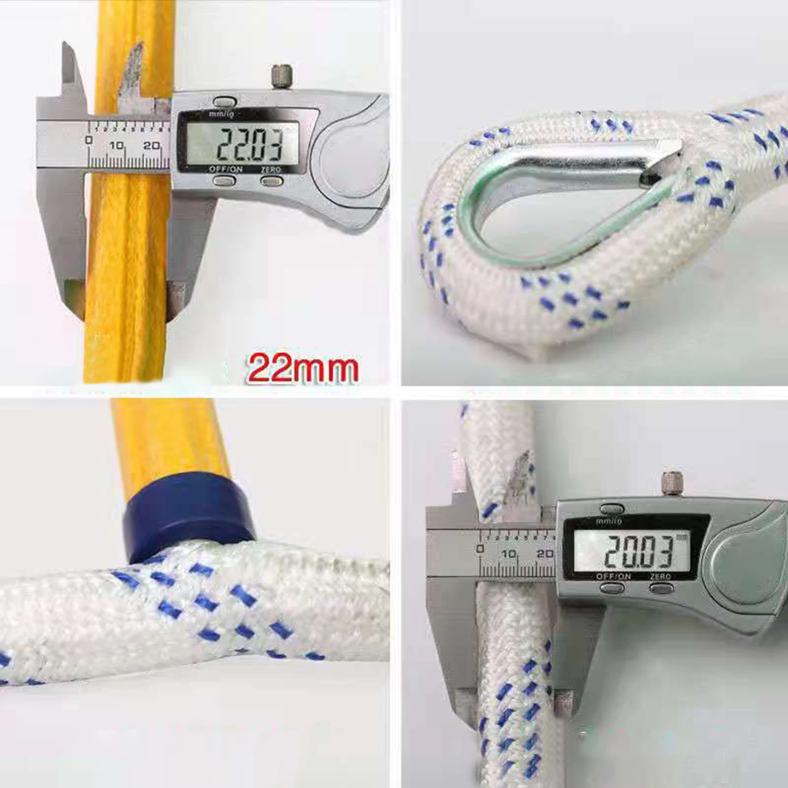 Rope Ladder Evacuation Ladder Rescue Rock Climbing Anti-Skid Engineering Emergency Evacuation 3M work ladder platform