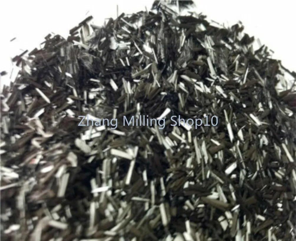 Carbon Fiber Chopped Strand 1000g 15mm Forged Carbon 2mm/4mm/5mm/8mm/10mm/12mm/14mm Car Modification carbon fiber chopped strand