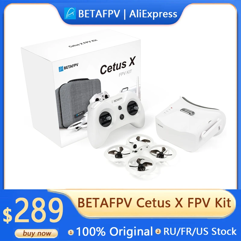 

BETAFPV Cetus X ELRS Brushless FPV Quadcopter BNF/ RTF LiteRadio 3 Radio Transmitter VR03 FPV Goggles C04 Camera RC Drone