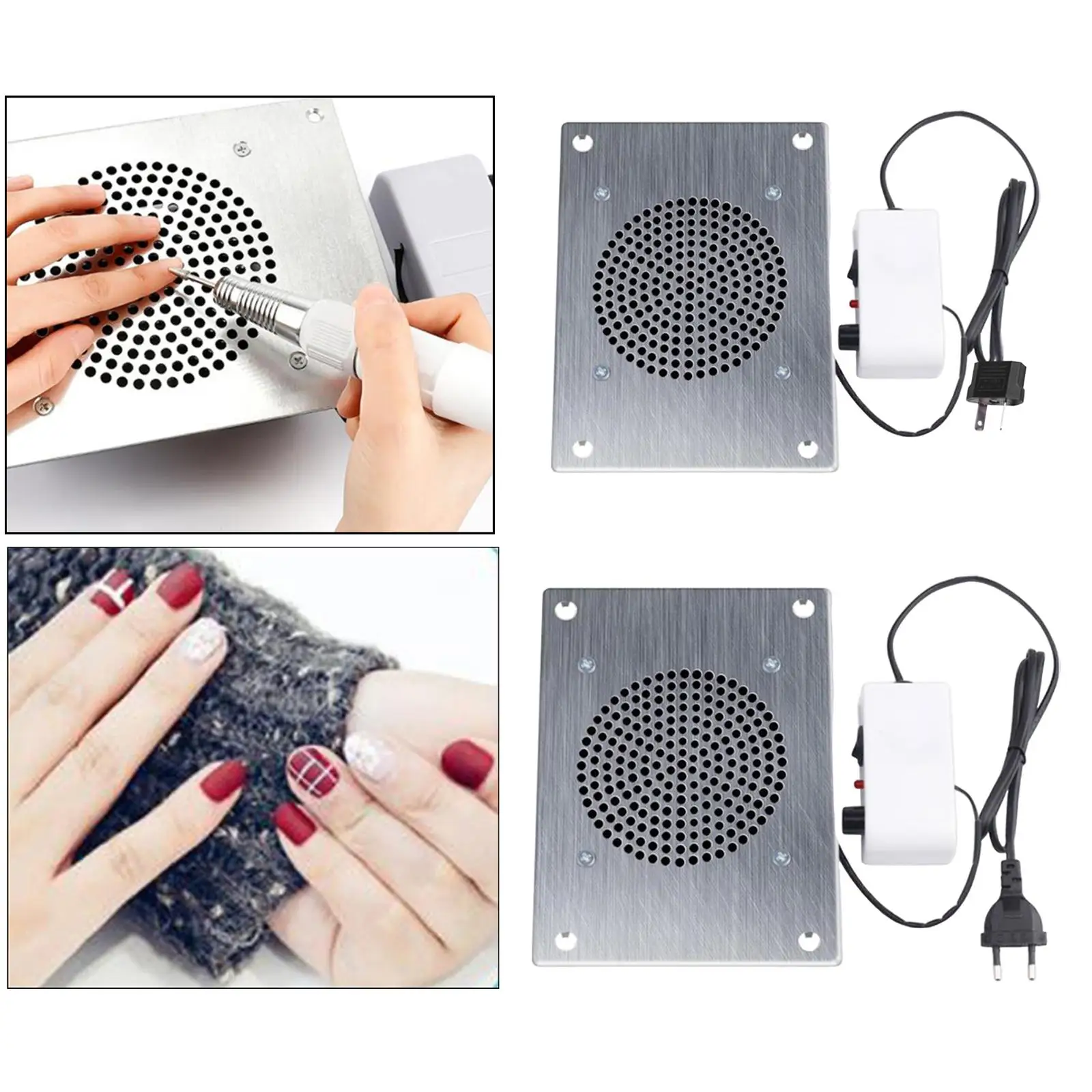 Desk Nail Dust Collector Nail Extractor Fan For Manicure Tools