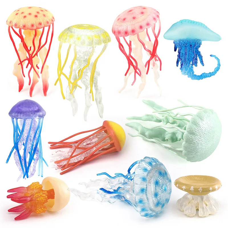 

Simulated Children's Science and Education Cognitive Model Marine Submarine Organisms Jellyfish Static Decoration Handmade Toys