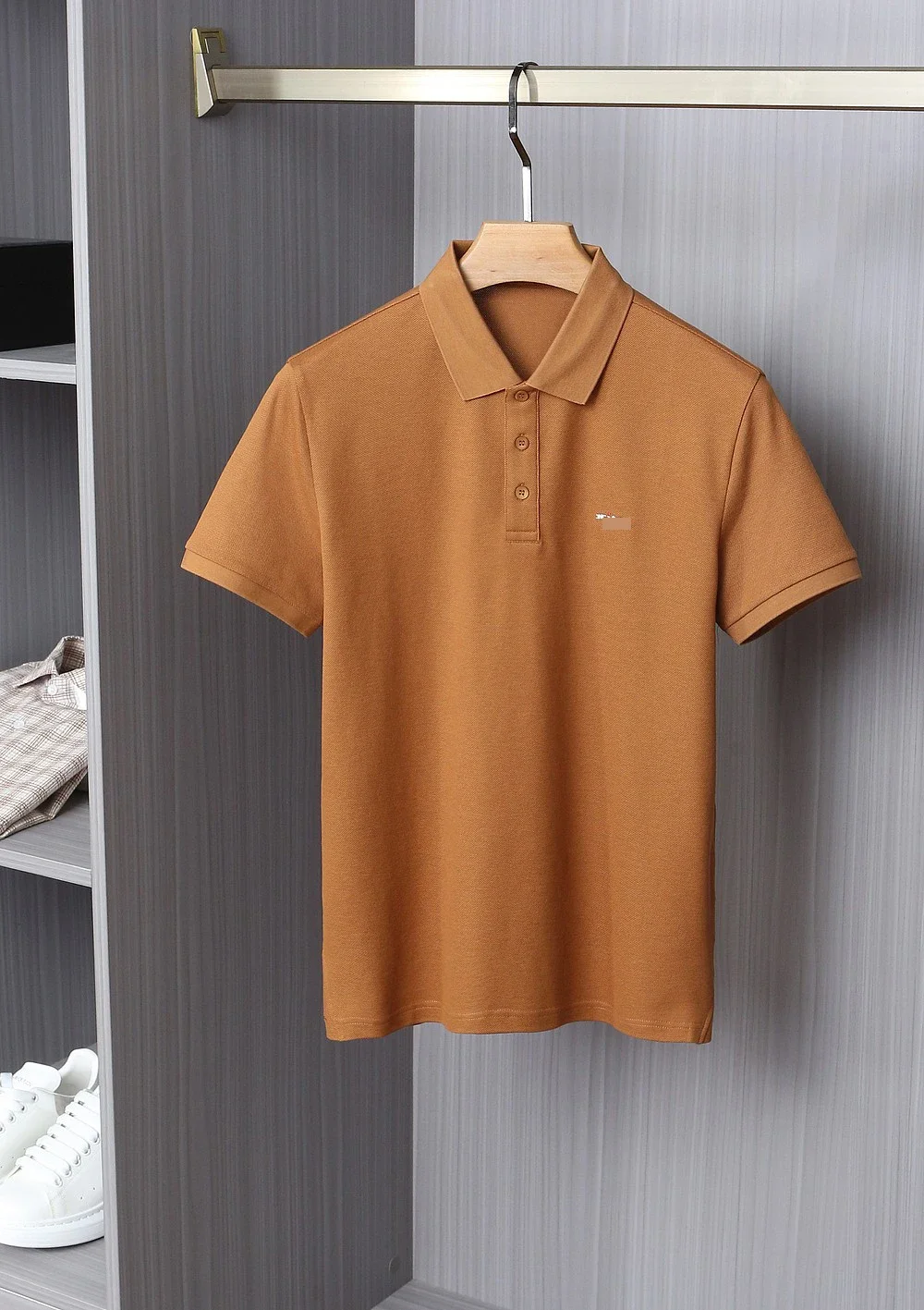 

2024 SIJITONGDA Shirt silk men 2024 summer new short sleeve breathable thin embroidery quality big size s-xXL