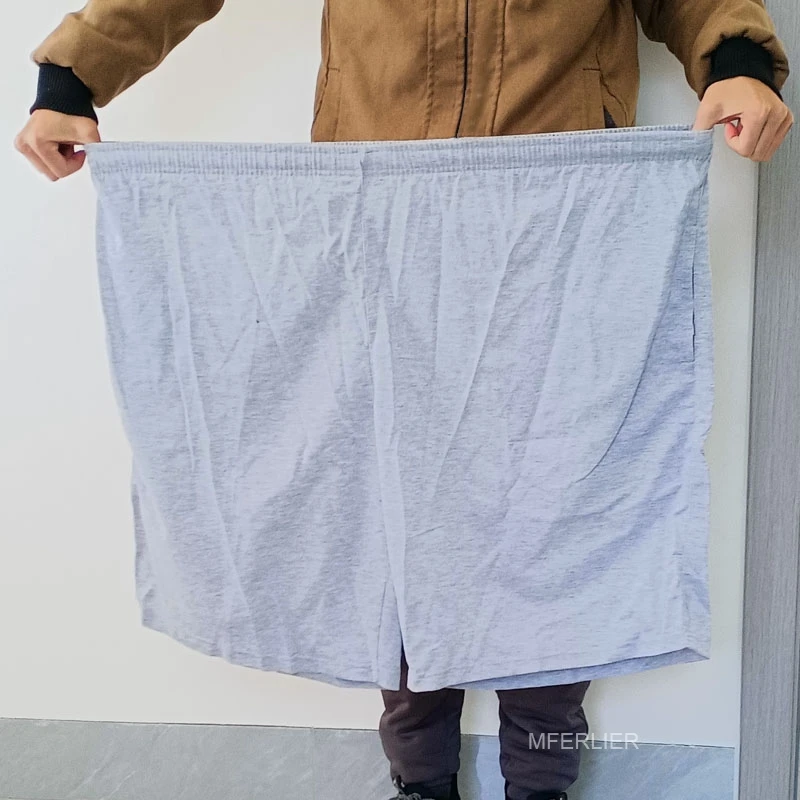 Summer Large Size Shorts Men 5XL 6XL 7XL 145kg Knee Length Shorts 3