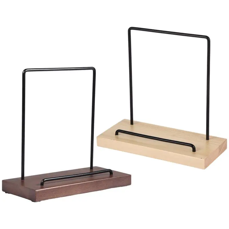 

Tabletop Record Holder 1PCS high quality Wood Table Albums Holder lightweight Record Stand Display For Displaying Books Photos