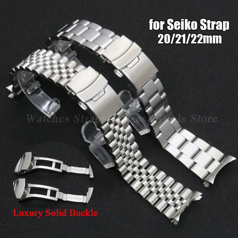 Pulseira-de-a-o-inoxid-vel-para-rel-gio-Seiko-SKX007-009-Oyster-Jubilee ...