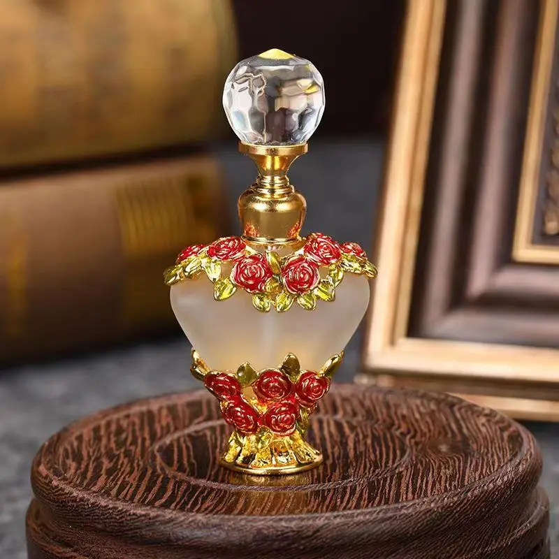 30ml Perfume Bottle With Real Dried Flower Design 