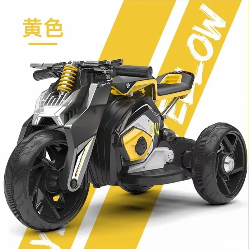 Moto &Eacute;lectrique pour Enfants Children Rechargeable Men's and Women's Babies Electric Motorcycle