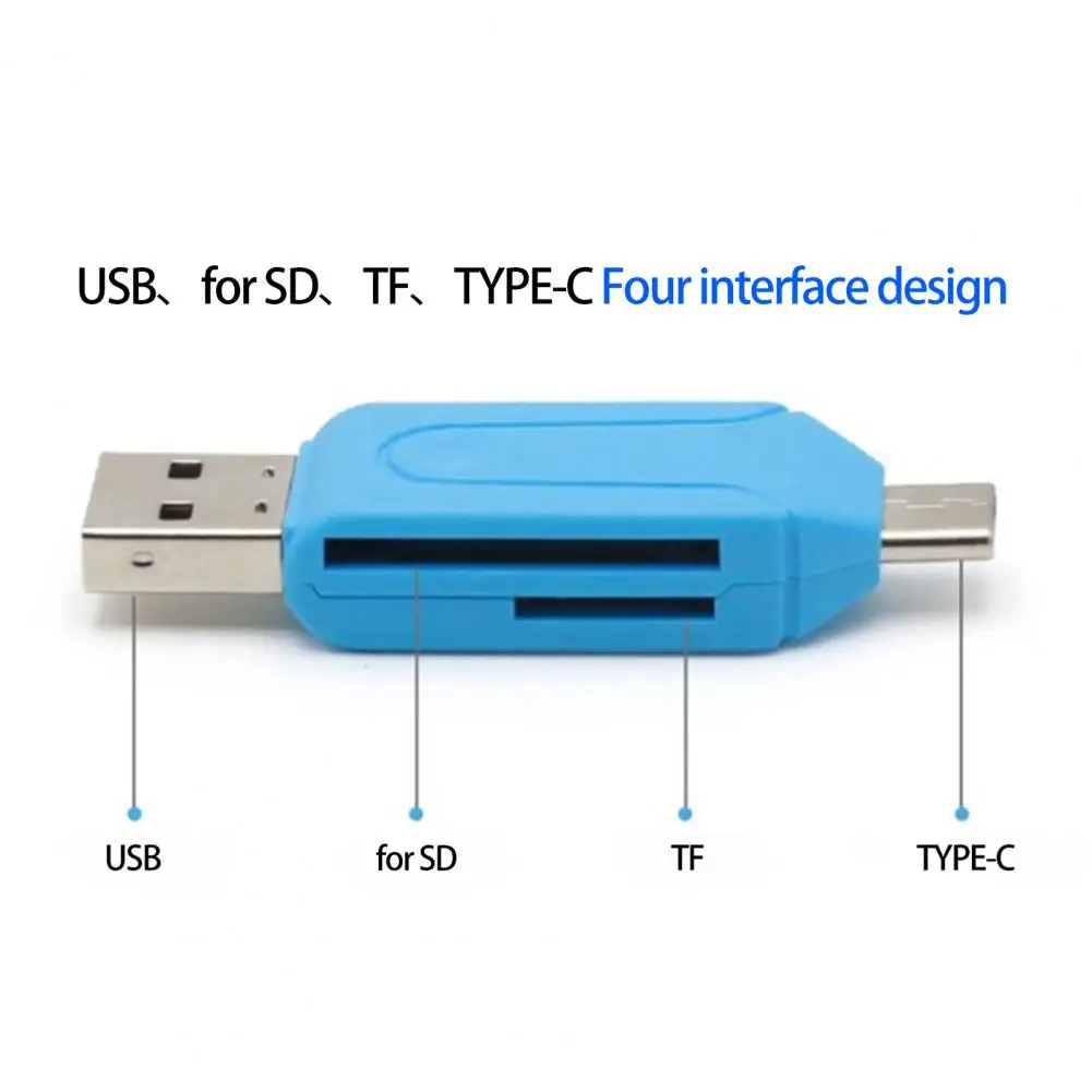 Convenient Portable USB TypeC TF SDCard Extension Reader