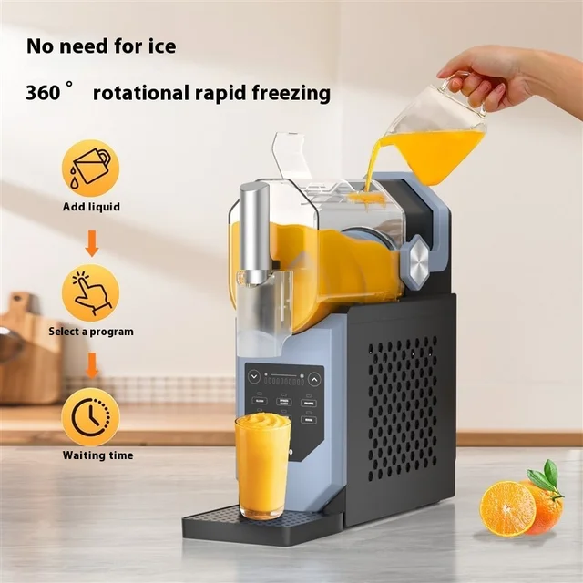Multi-Functional With Cover Automatic Ice Machine Soft Ice Large Capacity Ice Crusher Touch-tone Household Snow Melting Machines 4