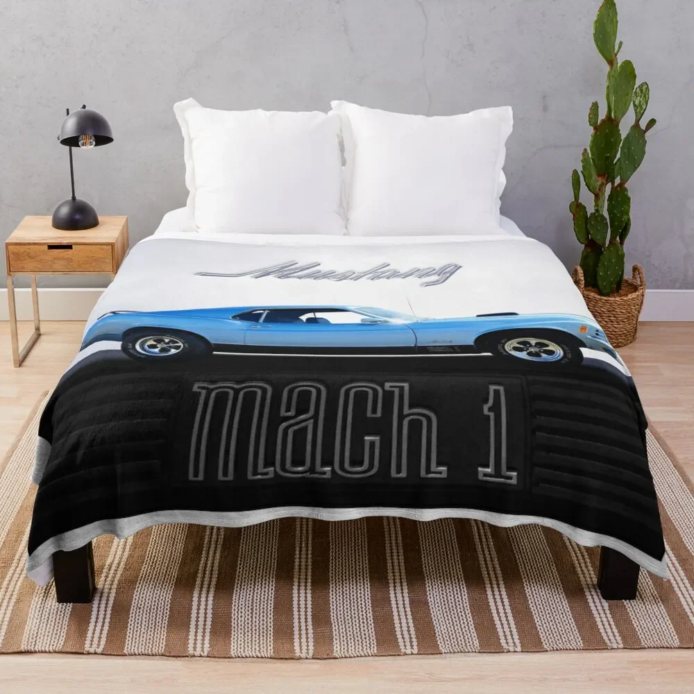 

Mach 1 Mustang Throw Blanket funny gift Sofa Throw Hairys Blankets