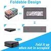 Foldable Underbed Bag -Blanket Clothes Quilt Organizer Breathable Zipper Storage Bag for Bedroom 3