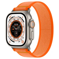 Elastic Braided Nylon Solo Loop Strap - S (Orange)