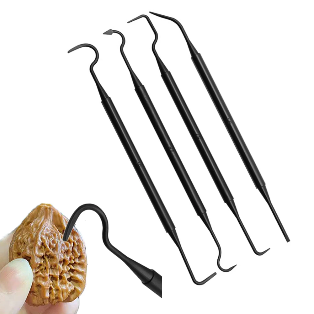 4 adet çift uçlu naylon seçim seti çok fonksiyonlu detaylandırma temizleme aracı araba sökücü aletler seti el aletleri aksesuar