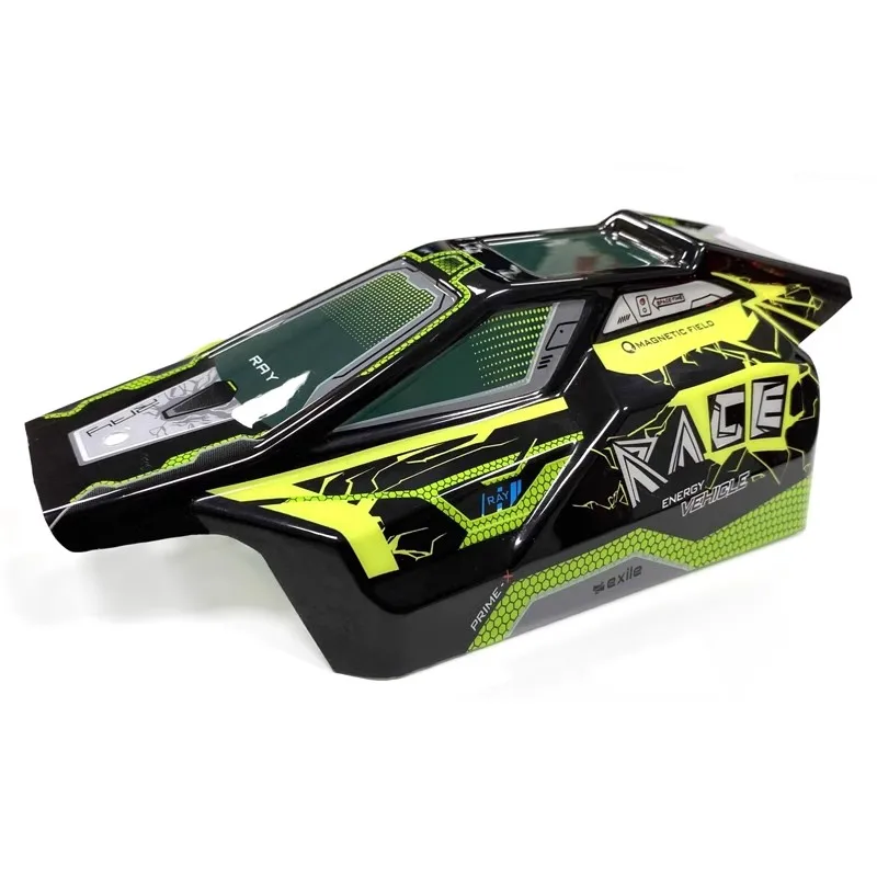 Ensemble de six Voitures RC Stunt Car 4x4 de couleurs différentes alignées sur une piste.