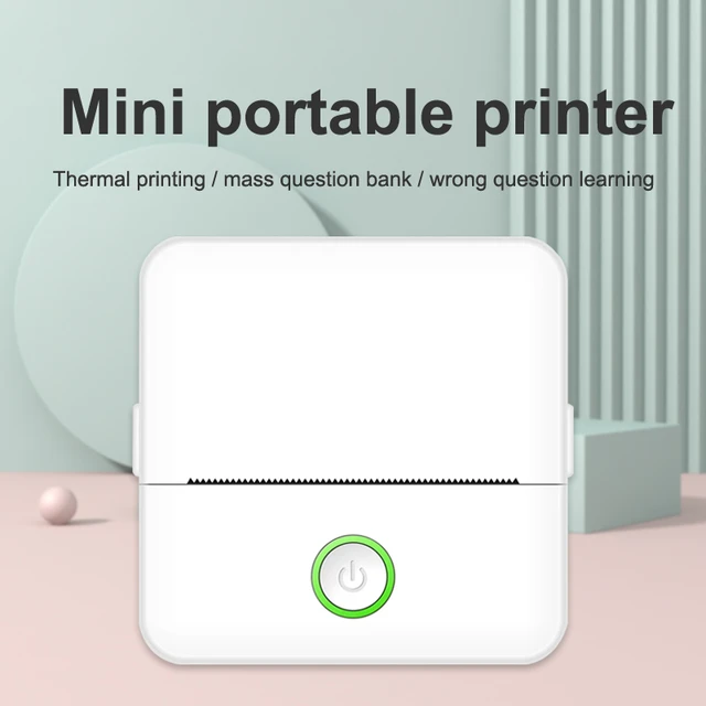 X6 Portable Mini Printer Thermal Printing Sticker Wireless Inkless Pocket  Printer Self-adhesive Label Printer impresora portátil - AliExpress
