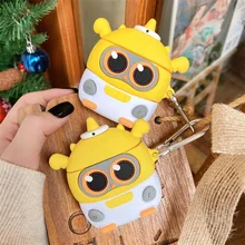 

Silicone Style Cute Big Eyed Owl with Hook Apple AirPods 2 Case Cover AirPods Pro Case IPhone Earphone Accessories Air Pod Case
