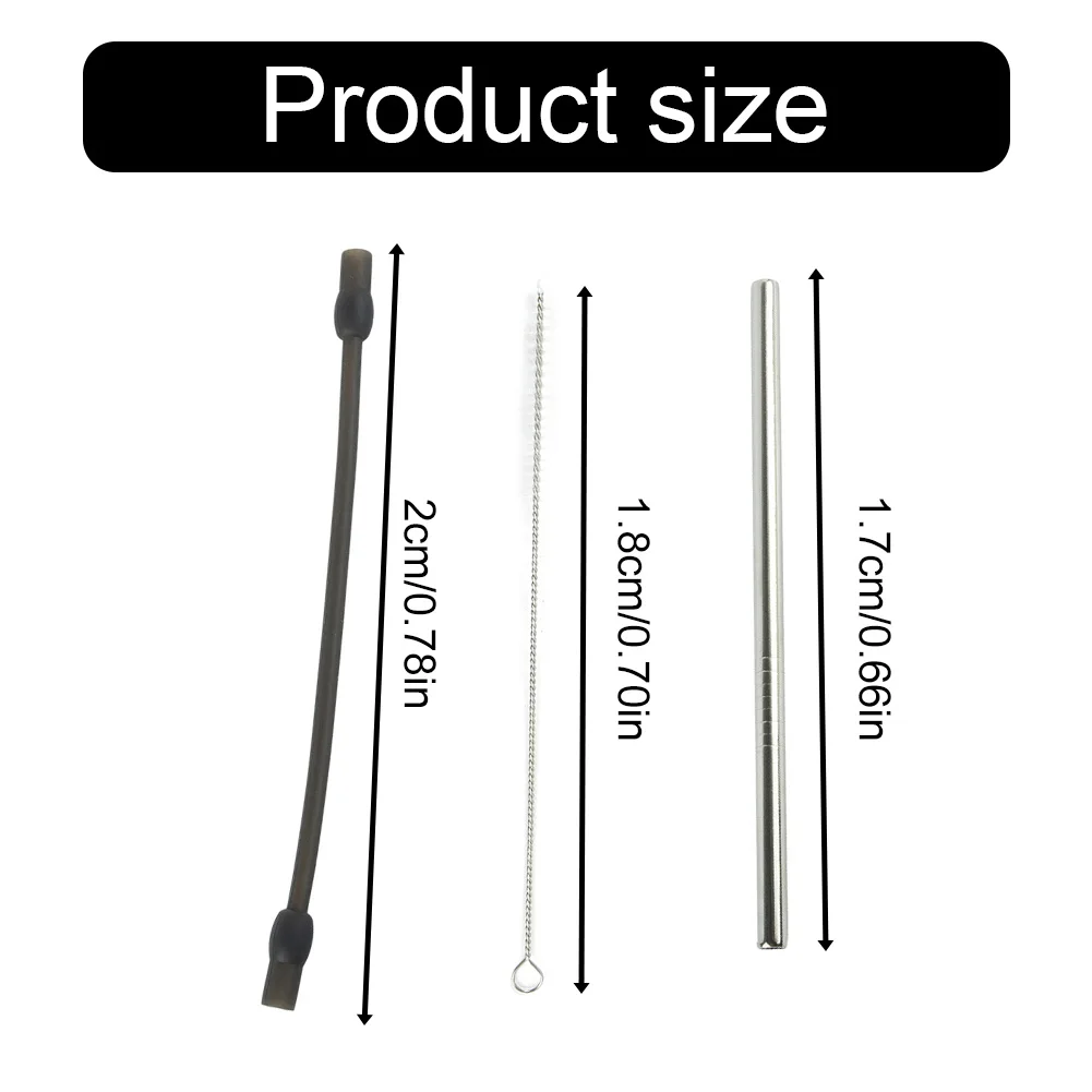 Tubo Per Latte In Acciaio Inox Per Macchine Da Caff&egrave; Siemens E Bosch - Set Con 2 Tubi E Spazzola