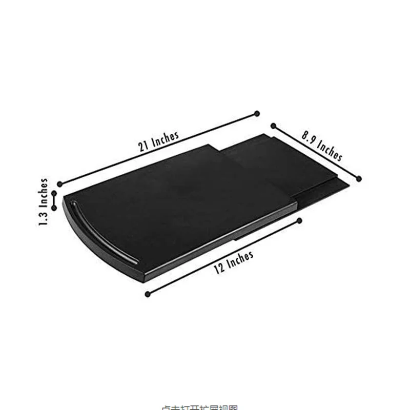 Sliding Coffee Maker Tray Mat Abs Base Sliding Shelf Countertop Storage Rolling Tray Kitchen Countertop Storage Mat with Wheels 6