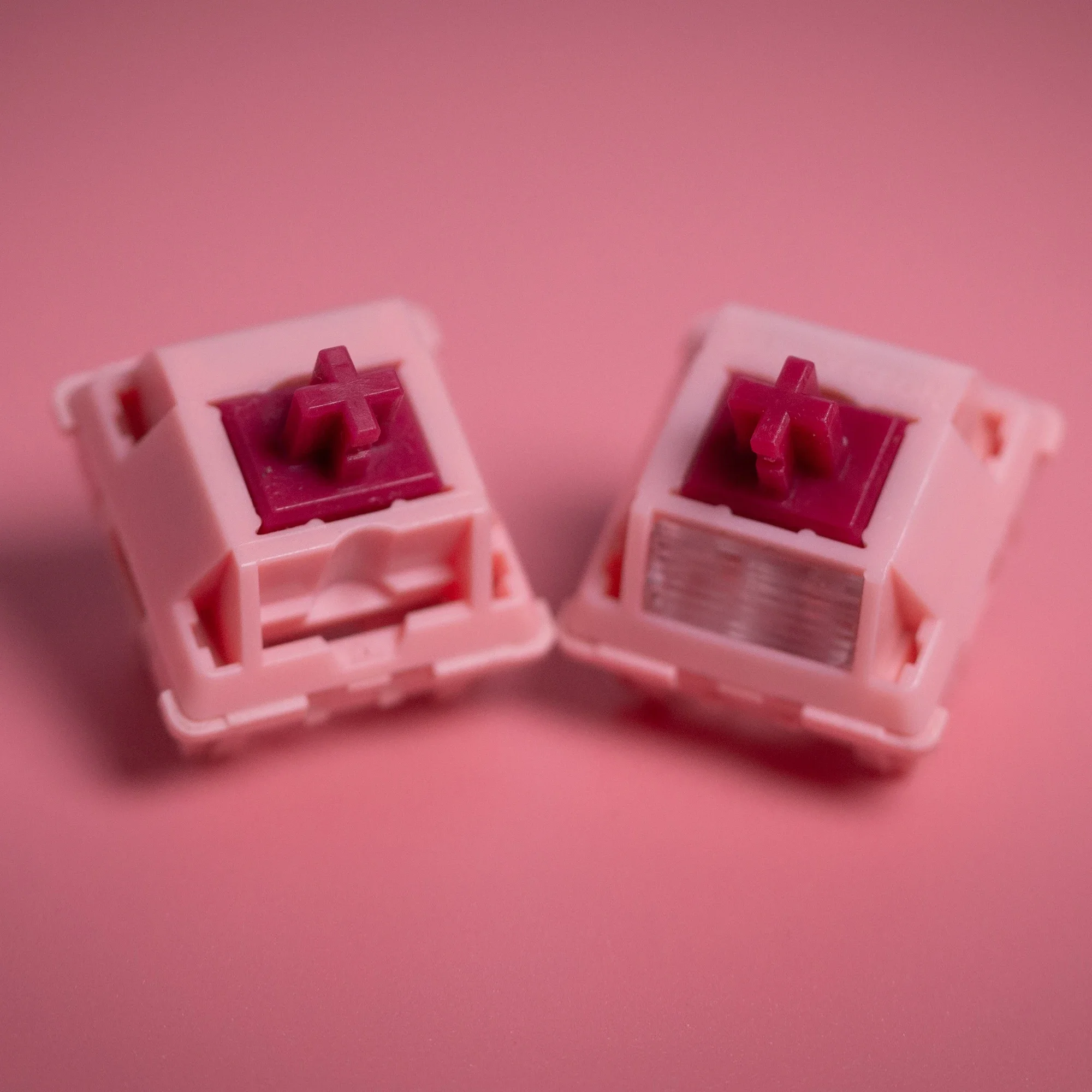 Interruptor Linear para Gaming Teclado Mecânico x Geon Morango Vinho Vermelho mx Stem Pré-lubed Primavera ly y3 Sarokeys-v2