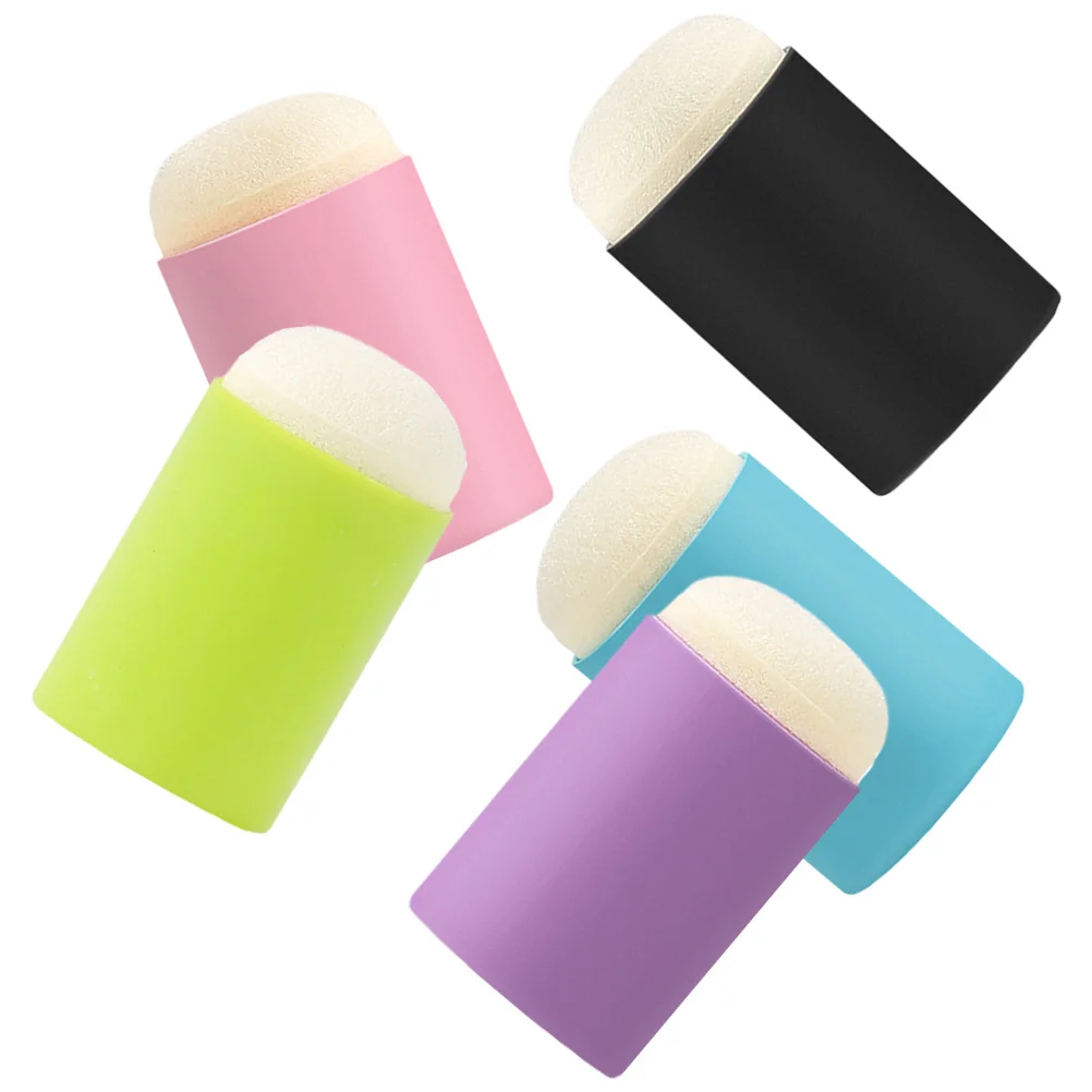 DIY Ink Drawing Painting Painting Sponge Seal Paint Sponge Finger Stamp Daubers for DIY Painting Kids Crafts Random Color 3pcs white sponge paint brushes children graffiti roller stamp kids painting toy