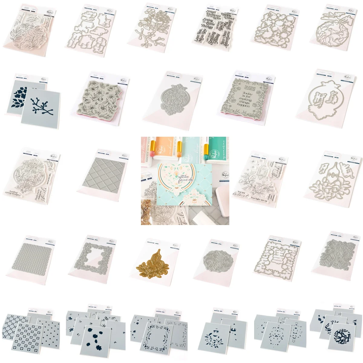 

Flowers Lantern Botanicals Clear Stamps Metal Cutting Dies Stencil Hot Foil DIY Scrapbooking Card Paper Card Handmade Album 2024