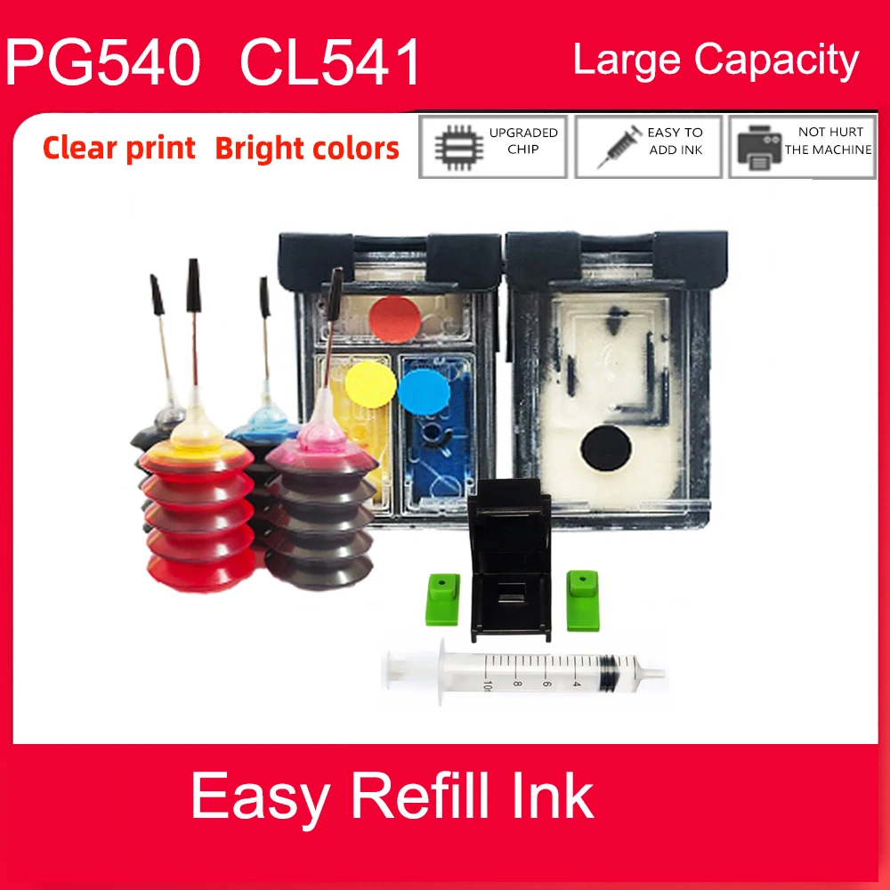 Pg540 Cl541 Pg-540 Cl-541 Cartucce Di Inchiostro Per Canon Pixma Mg3250 Mg3255 Mg3550 Mg4100 Mg4150 Mg4200 Mg4250 Mx475 Mx515 Mx525