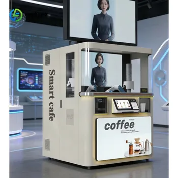 Macchina da Caffè Robotica Self-Service 24H Personalizzata, Funzionamento Autonomo, Alto ROI, Robot Intelligente per Caffè per Investimenti Commerciali