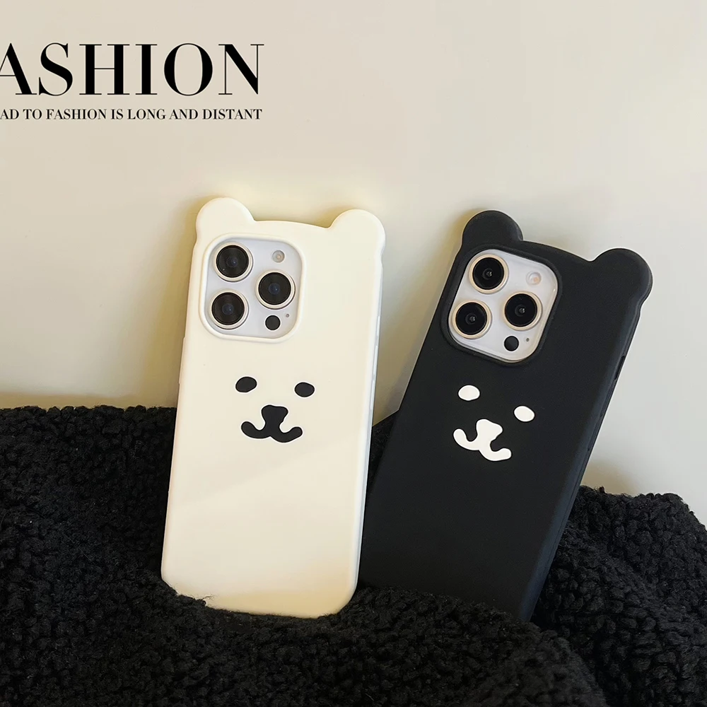 Funny 3D Cartoon Nagano Bear Soft Silicone Phone Case