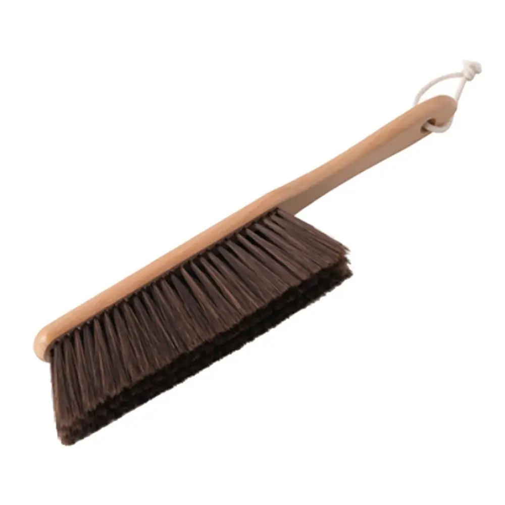 Natural Wood Bristle Anti-static Coffee Cleaning Brush